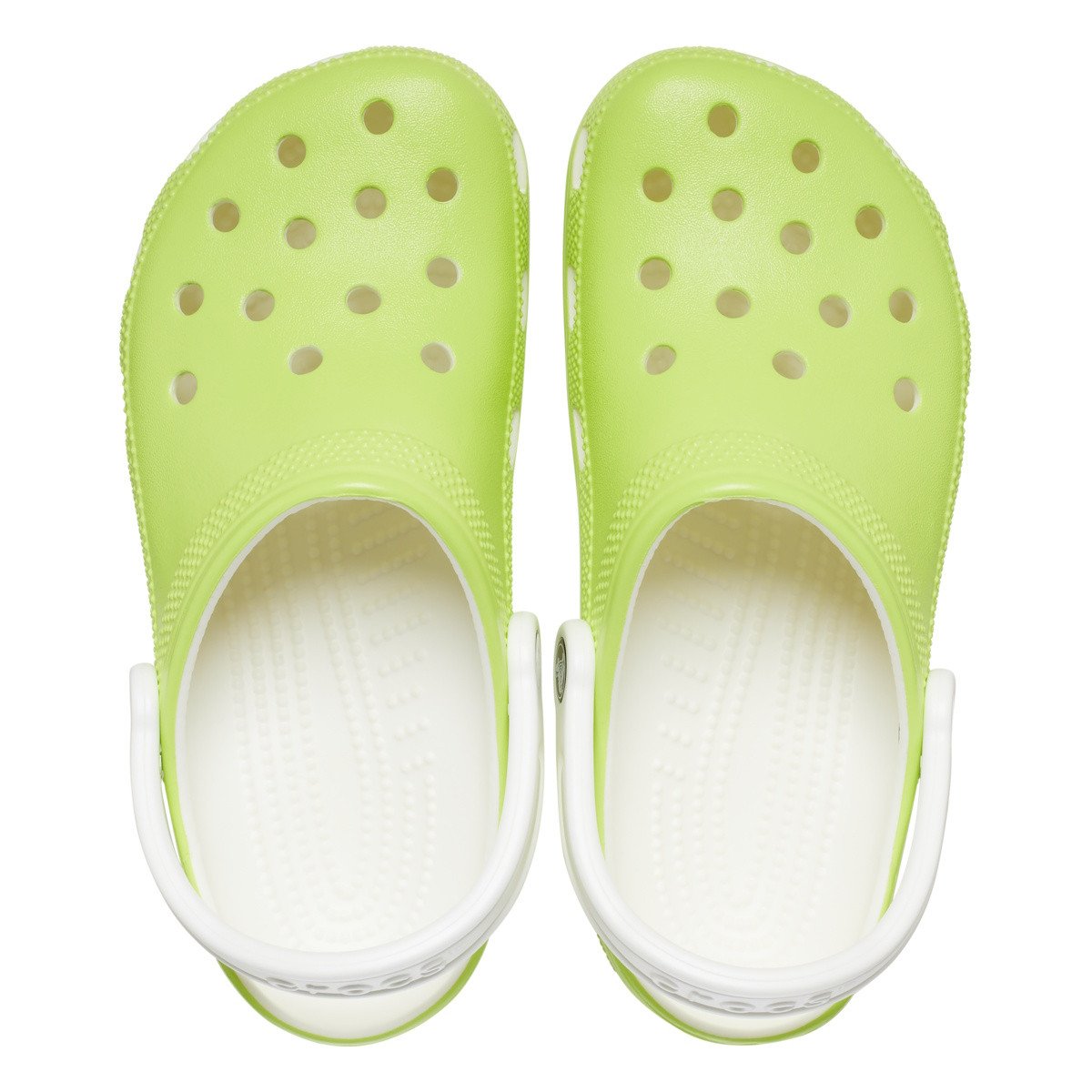 Saboti Crocs Classic Glow in the Dark Clog Kids Verde - Limeade - 4 | YEO