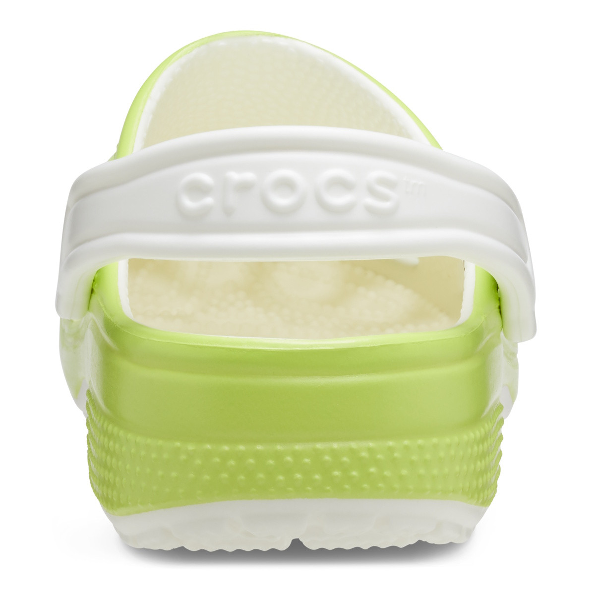 Saboti Crocs Classic Glow in the Dark Clog Kids Verde - Limeade
