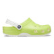 Saboti Crocs Classic Glow in the Dark Clog Kids Culoare Verde - Limeade