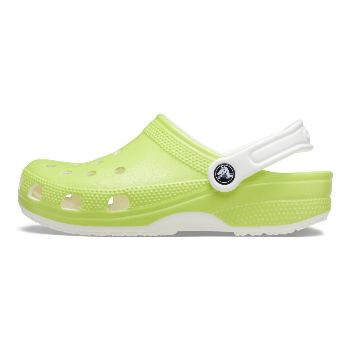 Saboti Crocs Classic Toddler Glow in the Dark Clog Verde - Limeade - 2 | YEO