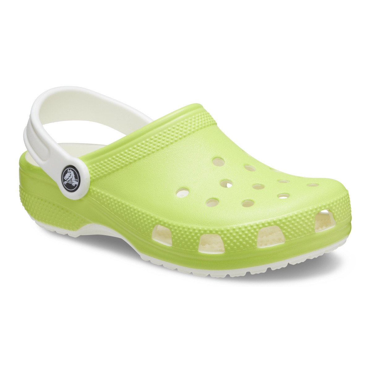 Saboti Crocs Classic Toddler Glow in the Dark Clog Verde - Limeade - 1 | YEO