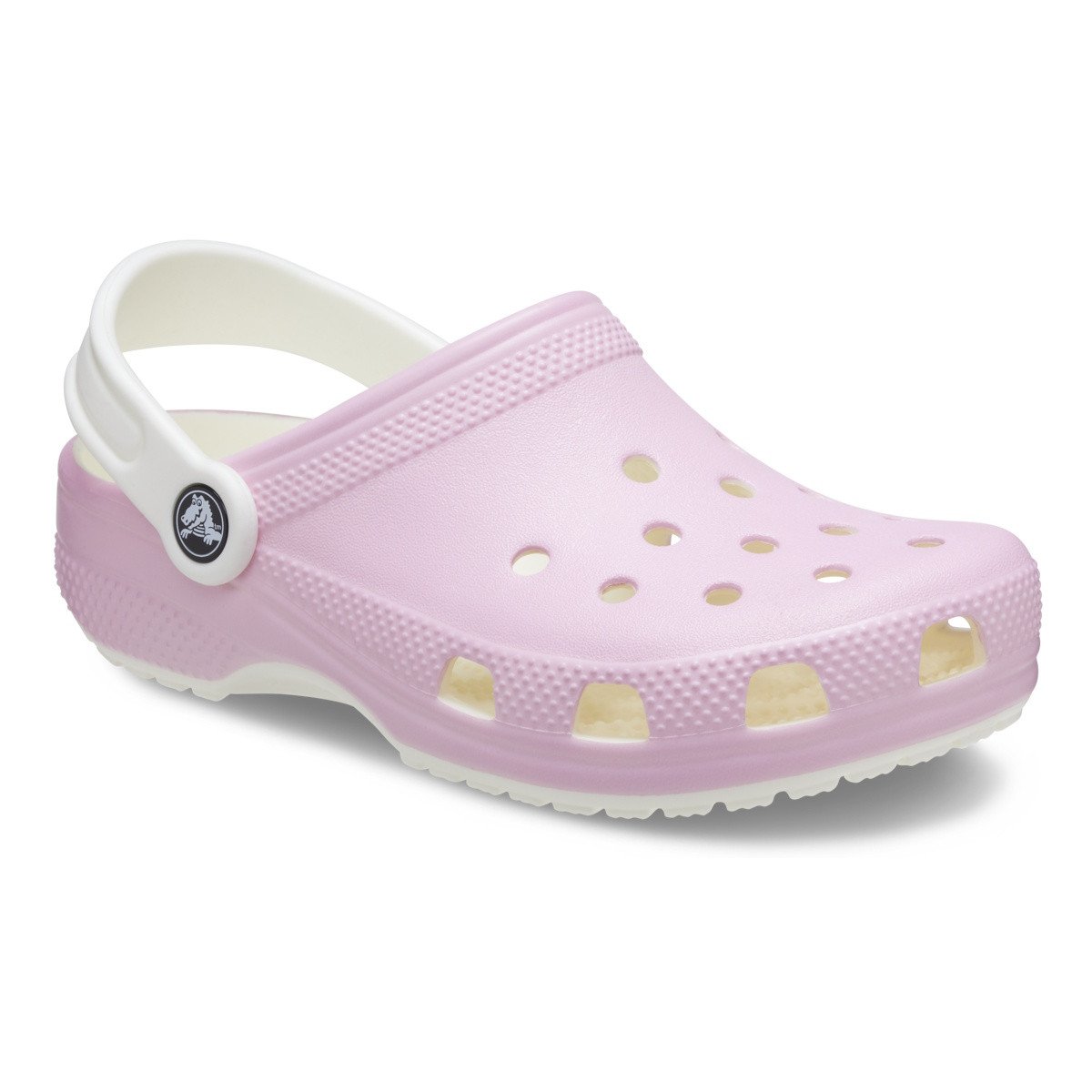 Saboti Crocs Classic Toddler Glow in the Dark Clog Roz - Flamingo - 1 | YEO
