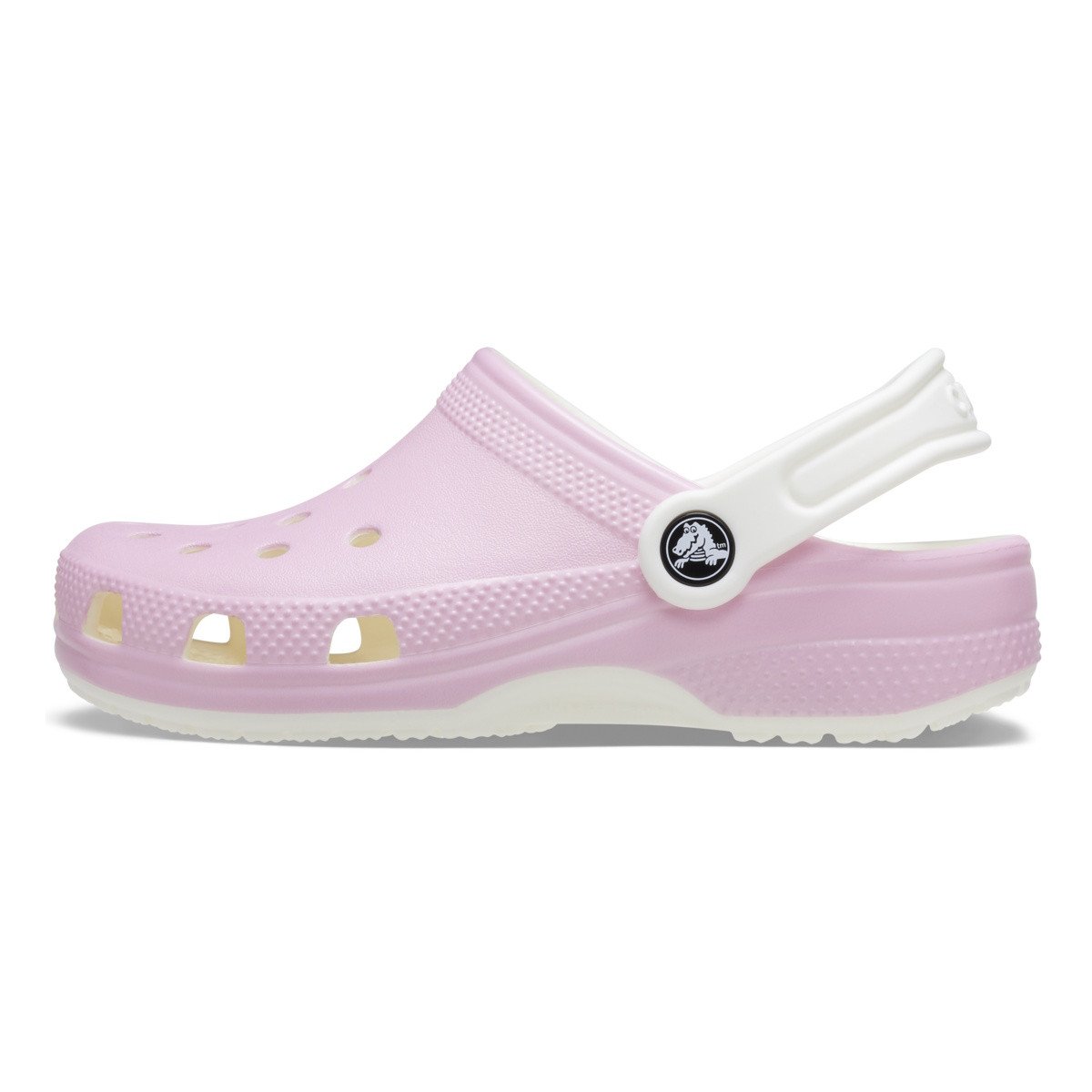 Saboti Crocs Classic Toddler Glow in the Dark Clog Roz - Flamingo - 2 | YEO