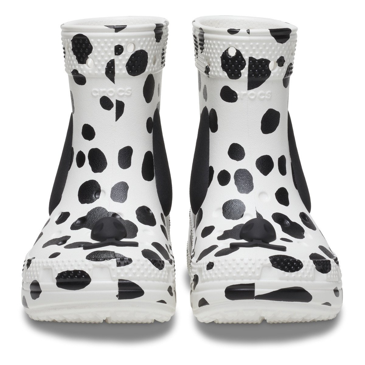 Cizme Crocs Toddler I AM Dalmatian Boot Alb - White/Black - 4 | YEO