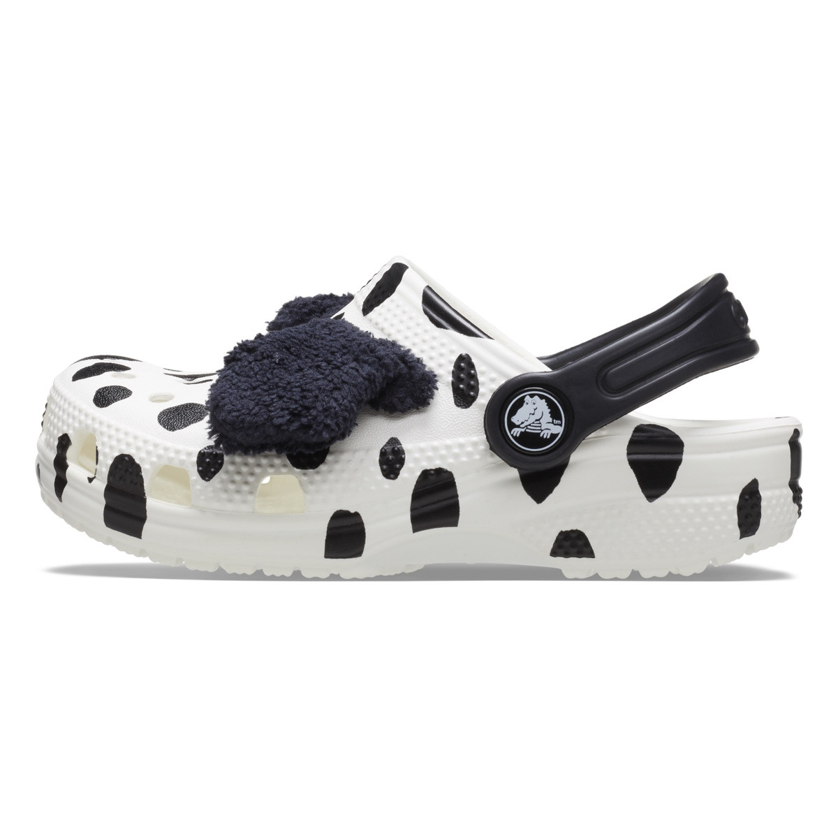 Saboti Crocs Classic Toddler I AM Dalmatian Clog Alb - White/Black - 2 | YEO