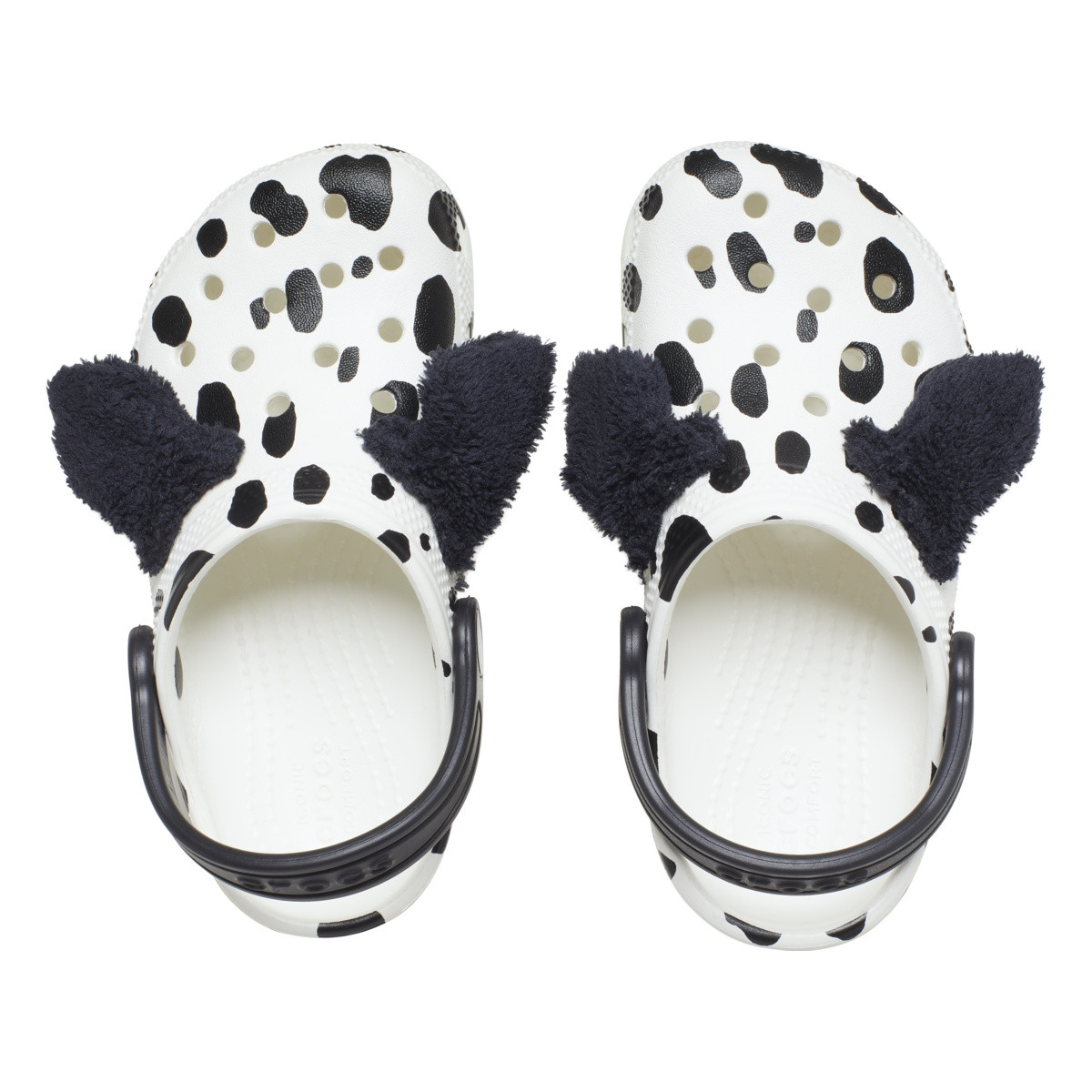 Saboti Crocs Classic Toddler I AM Dalmatian Clog Alb - White/Black - 4 | YEO