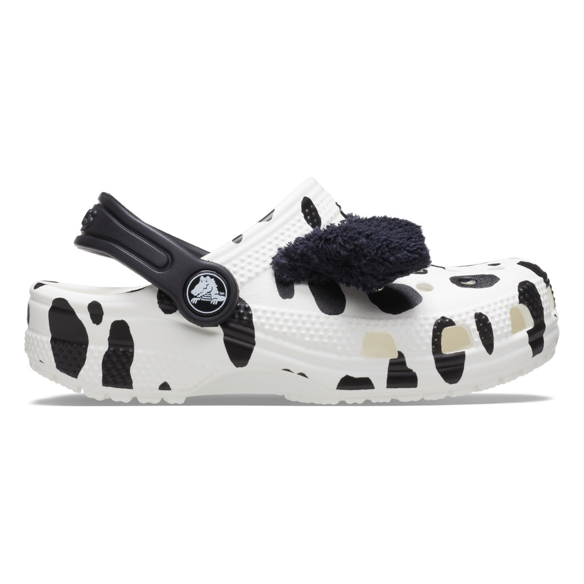 Saboti Crocs Classic Toddler I AM Dalmatian Clog Alb - White/Black - 1 | YEO