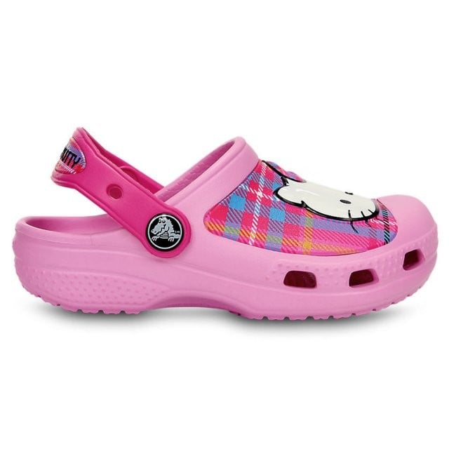 Saboti crocs hello kitty plaid clog