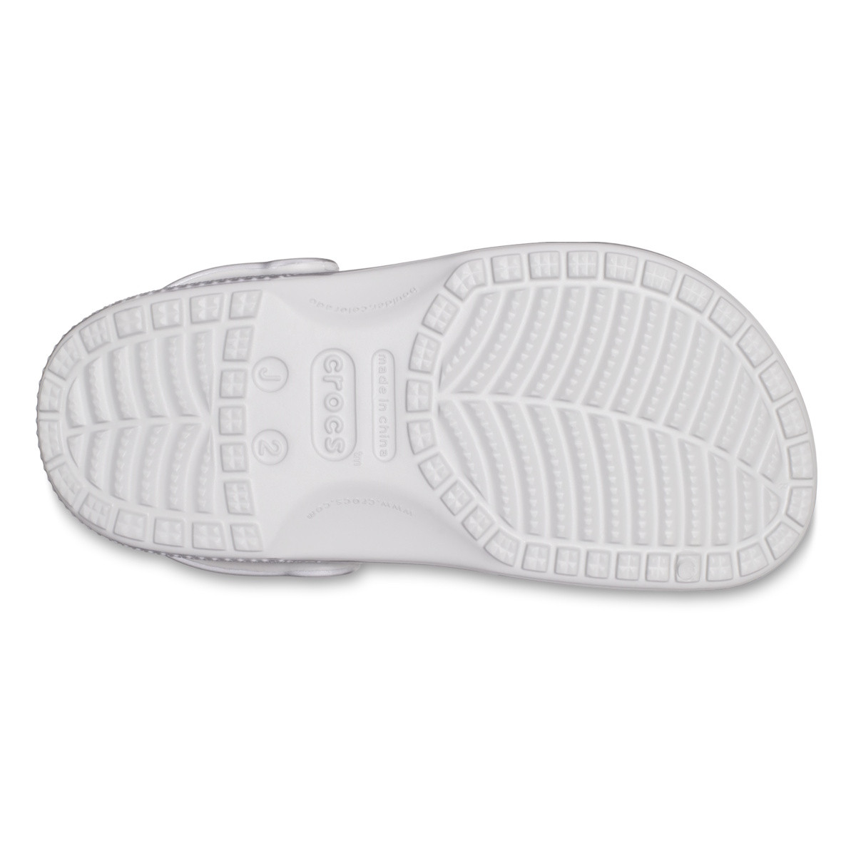 Saboti Crocs Classic Metallic Clog Kids Gri - Metallic Silver