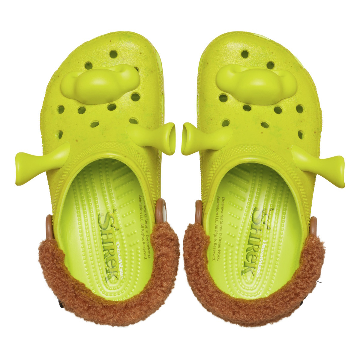 Saboti Crocs Classic Dreamworks Shrek Clog Kids Verde - Lime/Punch - 4 | YEO