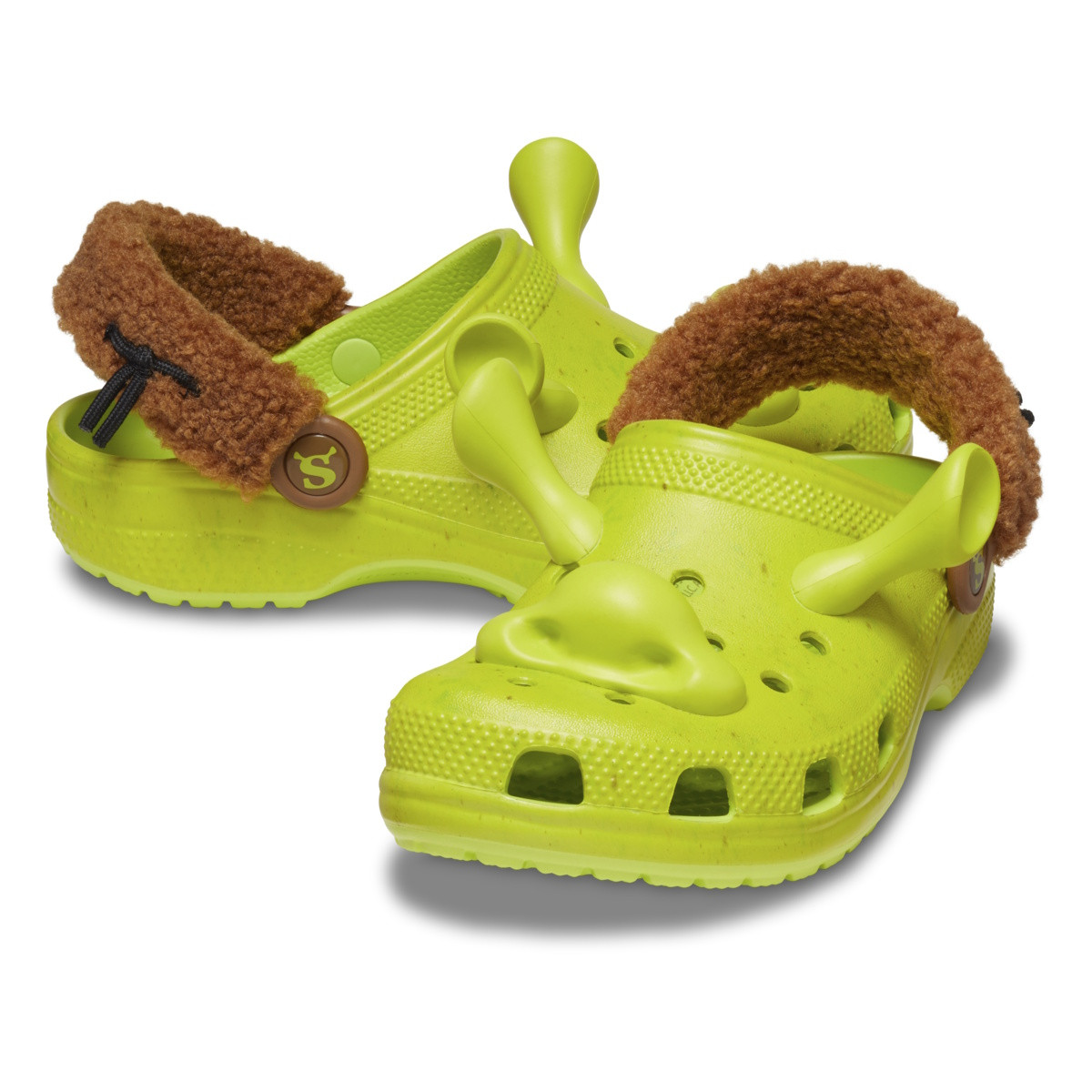 Saboti Crocs Classic Dreamworks Shrek Clog Kids Verde - Lime/Punch - 3 | YEO
