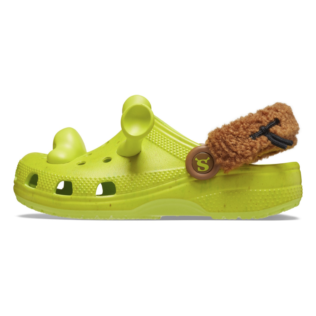 Saboti Crocs Classic Toddler Dreamworks Shrek Clog Verde - Lime/Punch - 2 | YEO