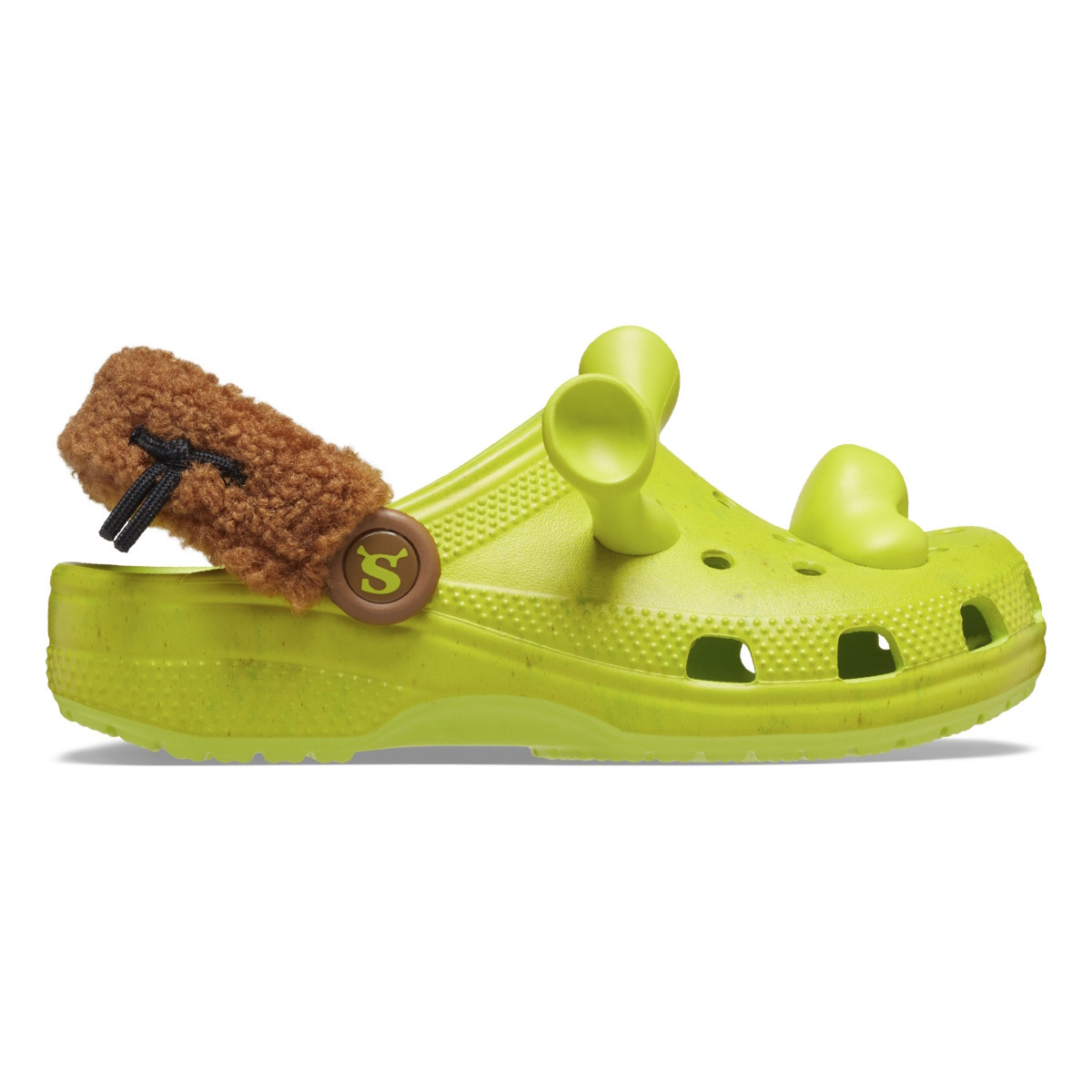 Saboti Crocs Classic Toddler Dreamworks Shrek Clog Verde - Lime/Punch - 1 | YEO