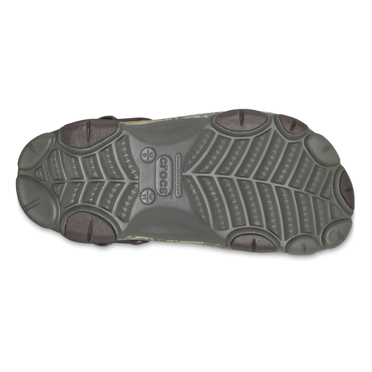 Saboti Crocs Classic All Terrain Moss Clog Verde - Dusty Olive/Multi - 5 | YEO