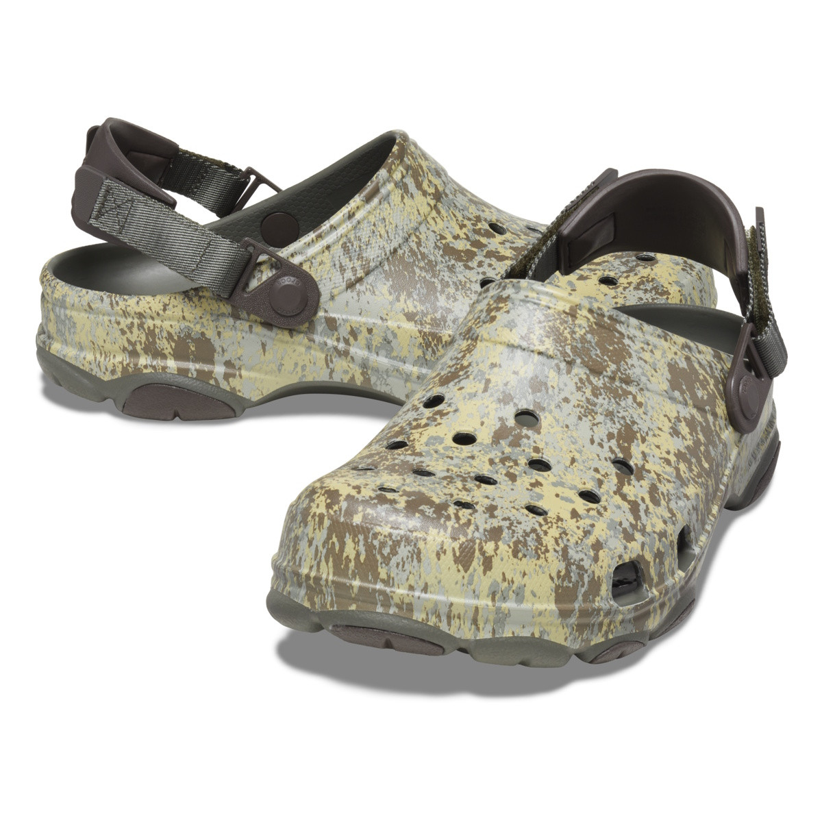 Saboti Crocs Classic All Terrain Moss Clog Verde - Dusty Olive/Multi - 2 | YEO