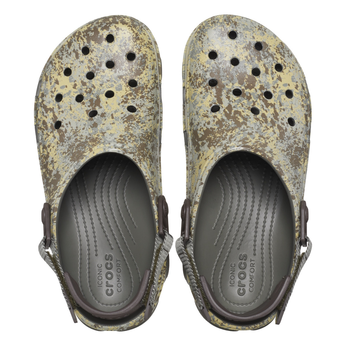 Saboti Crocs Classic All Terrain Moss Clog Verde - Dusty Olive/Multi - 3 | YEO