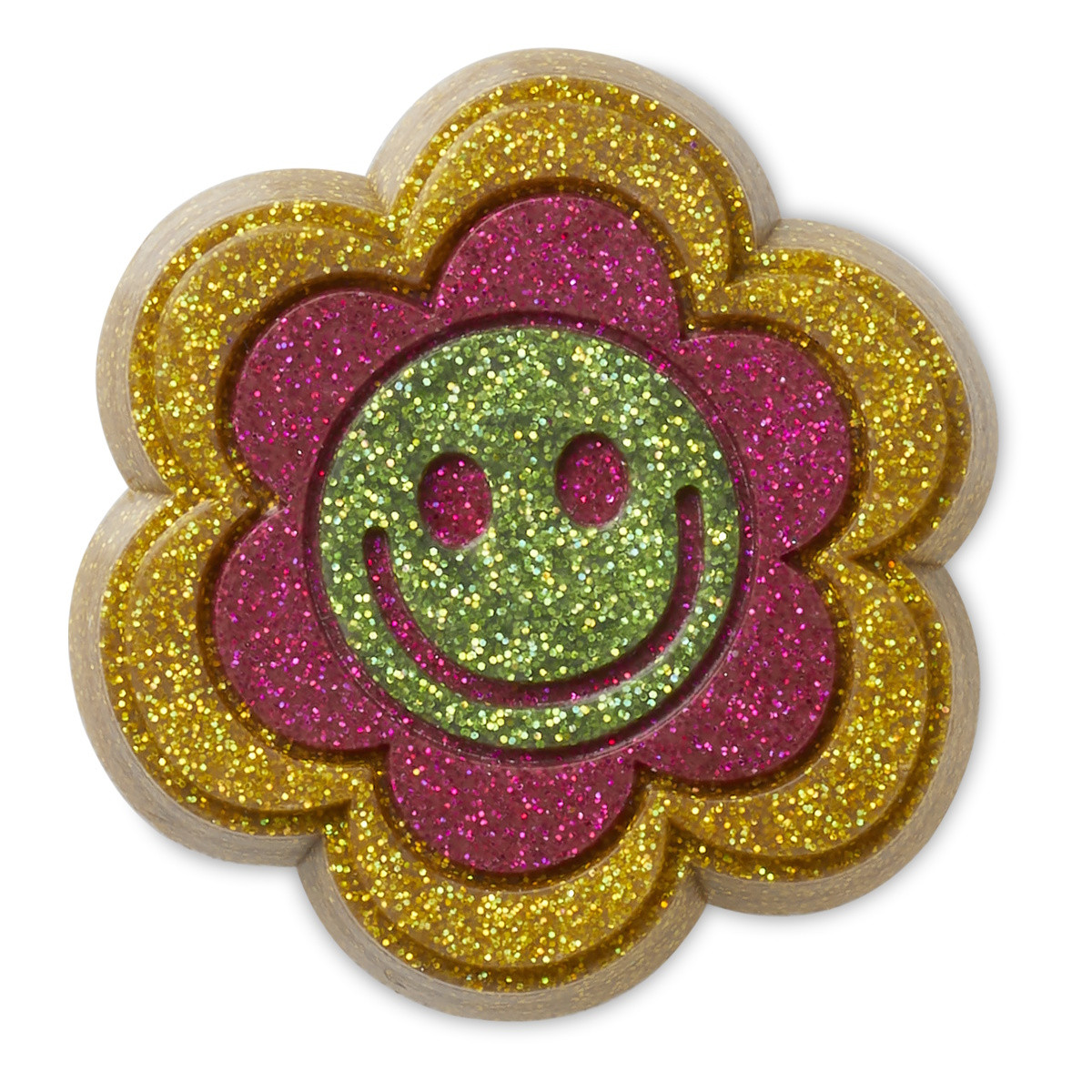 Jibbitz crocs glitter happy daisy