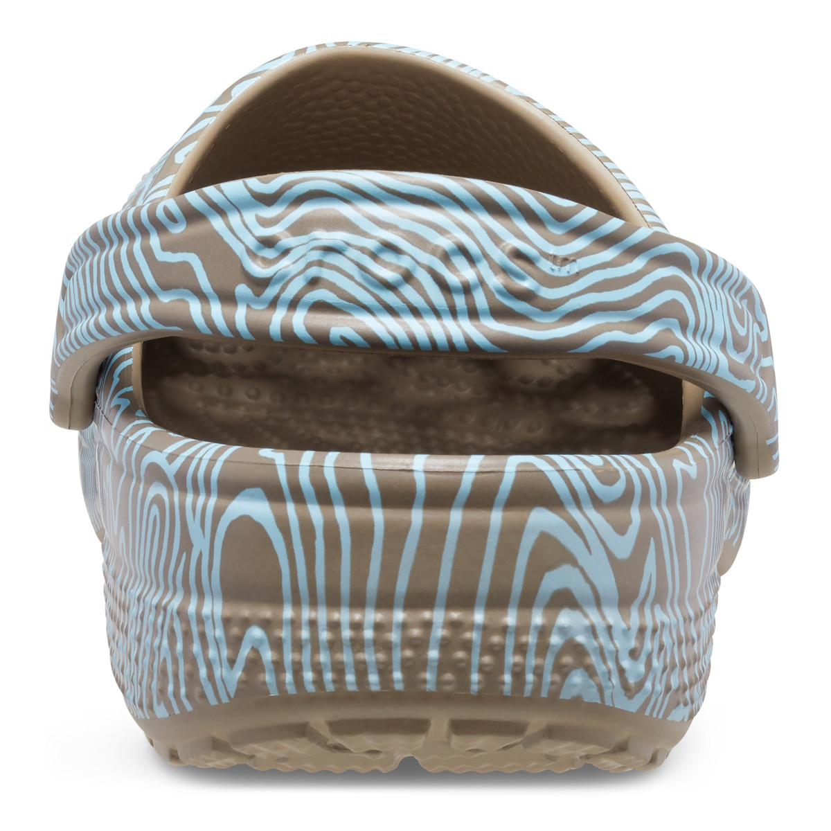 Saboti Crocs Classic Topographic Clog Maro - Khaki/Multi - 4 | YEO