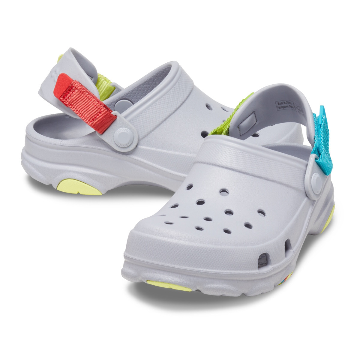 Saboti Crocs Classic All-Terrain Clog Kids Gri - Microchip/Multi - 3 | YEO