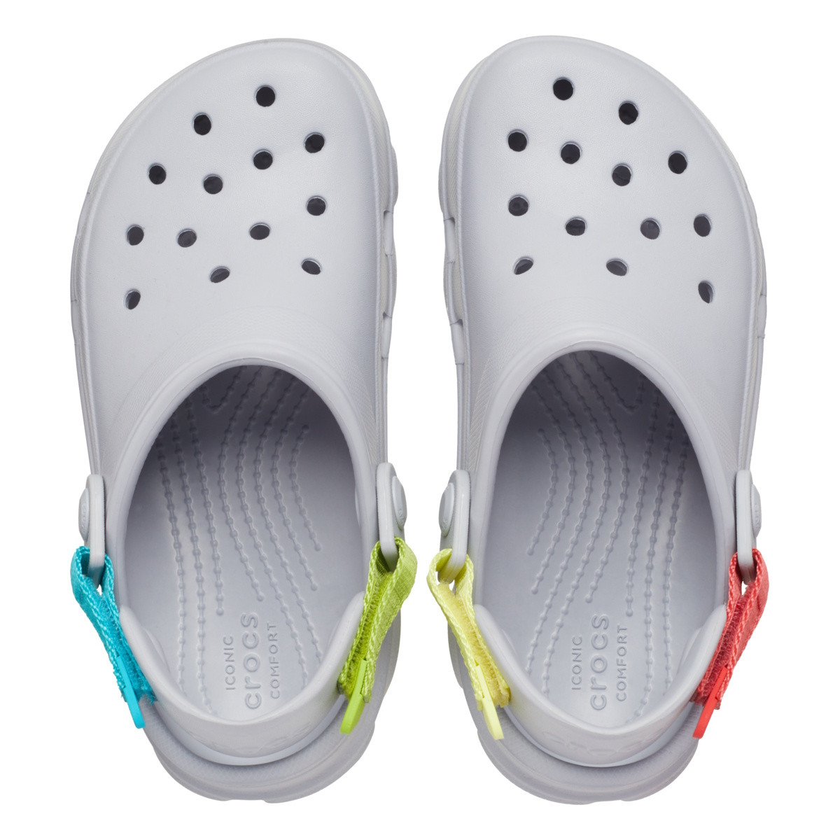 Saboti Crocs Classic All-Terrain Clog Kids Gri - Microchip/Multi - 4 | YEO