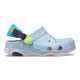 Saboti Crocs Classic All Terrain Topographic Clog Kids Culoare Gri - Atmosphere/Multi