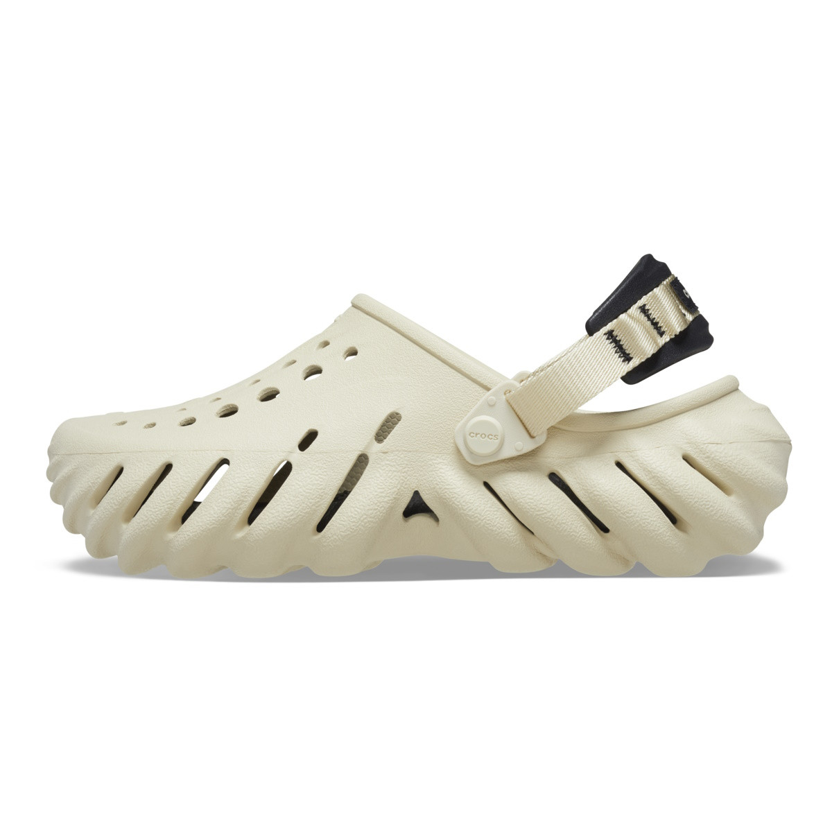 Saboti Crocs Echo Clog Bej - Bone/Black - 2 | YEO