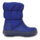 Cizme Crocs Winter Puff Boot Kids Culoare Albastru - Cerulean Blue