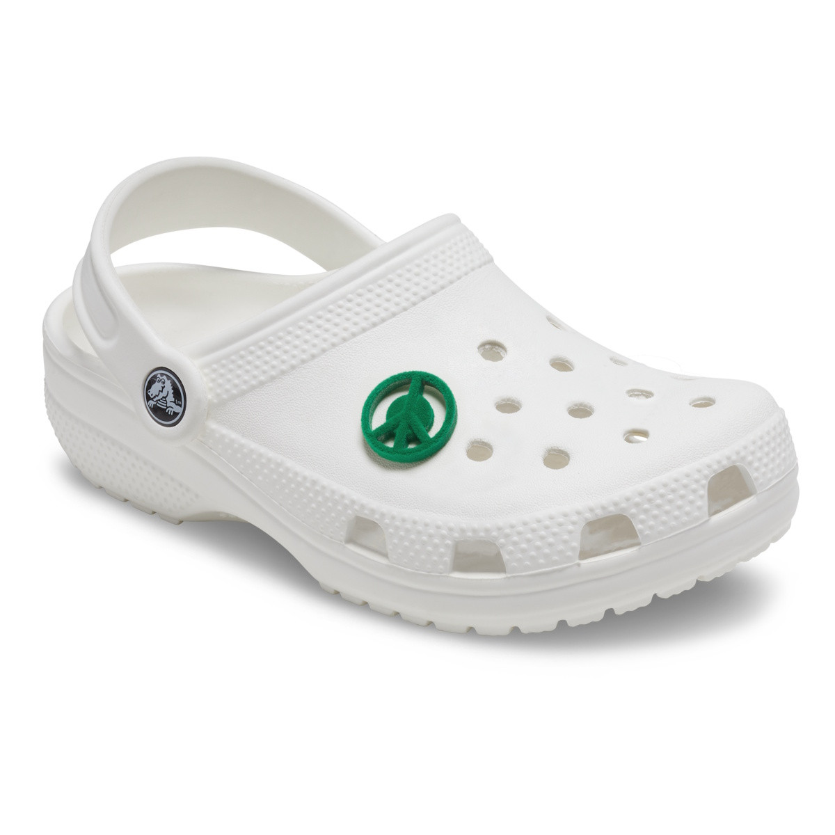 Jibbitz Crocs Grass Textured Peace Sign - 1 | YEO