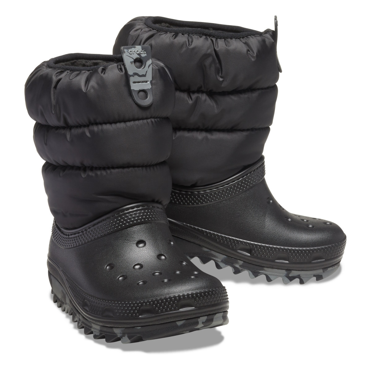 Cizme Crocs Toddler Classic Neo Puff Boot Negru - Black - 4 | YEO