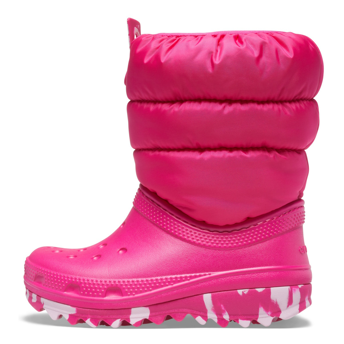 Cizme Crocs Classic Neo Puff Boot Kids Roz - Candy Pink - 2 | YEO