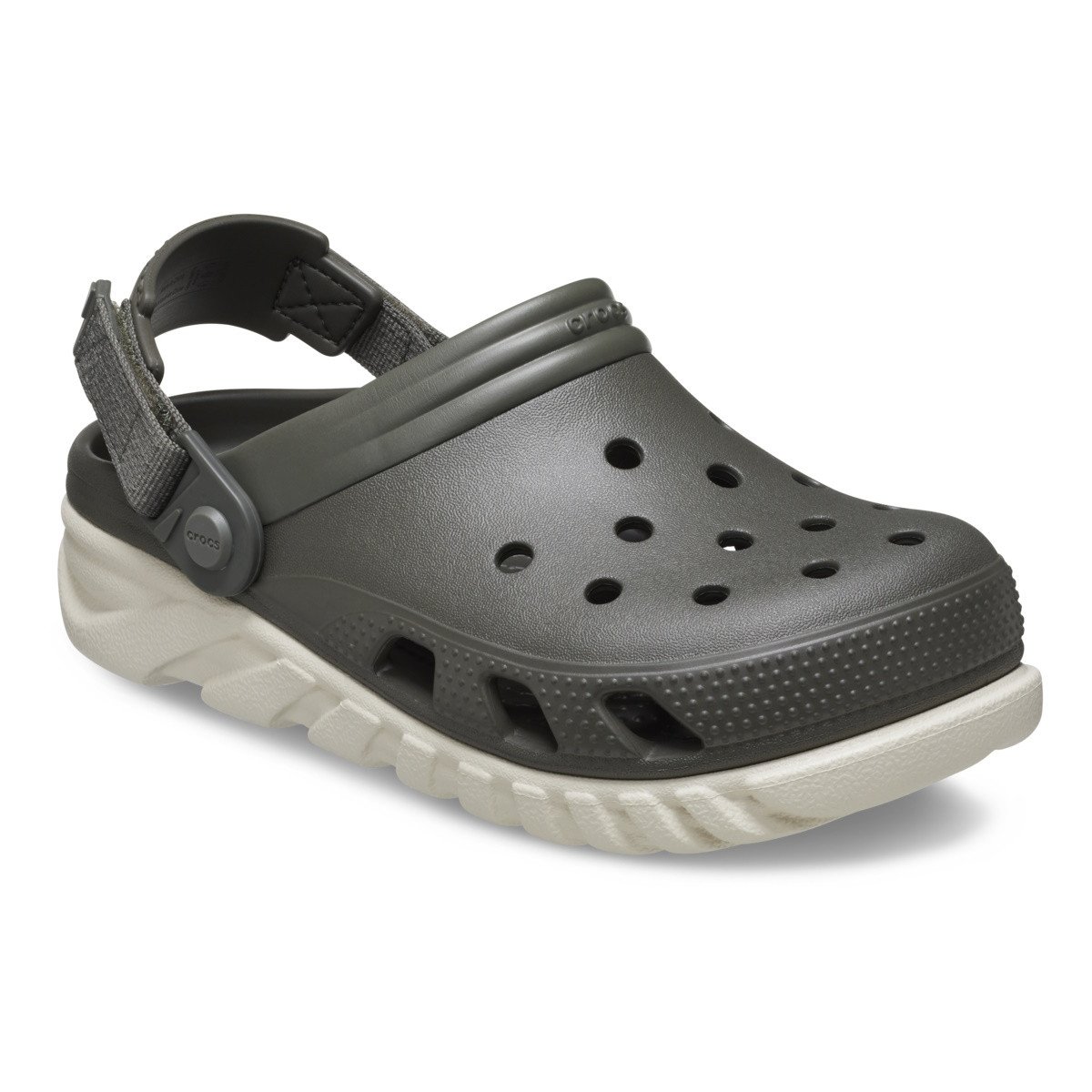 Saboti Crocs Duet Max II Clog Verde - Dusty Olive/Stucco - 2 | YEO