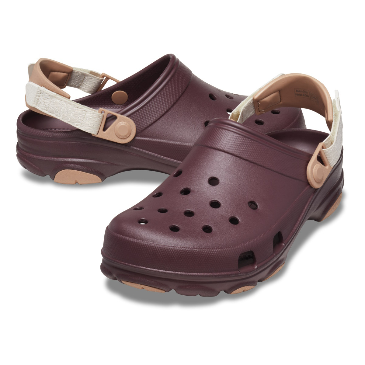 Saboti Crocs Classic All-Terrain Clog Multicolor - Dark Cherry/Multi - 3 | YEO