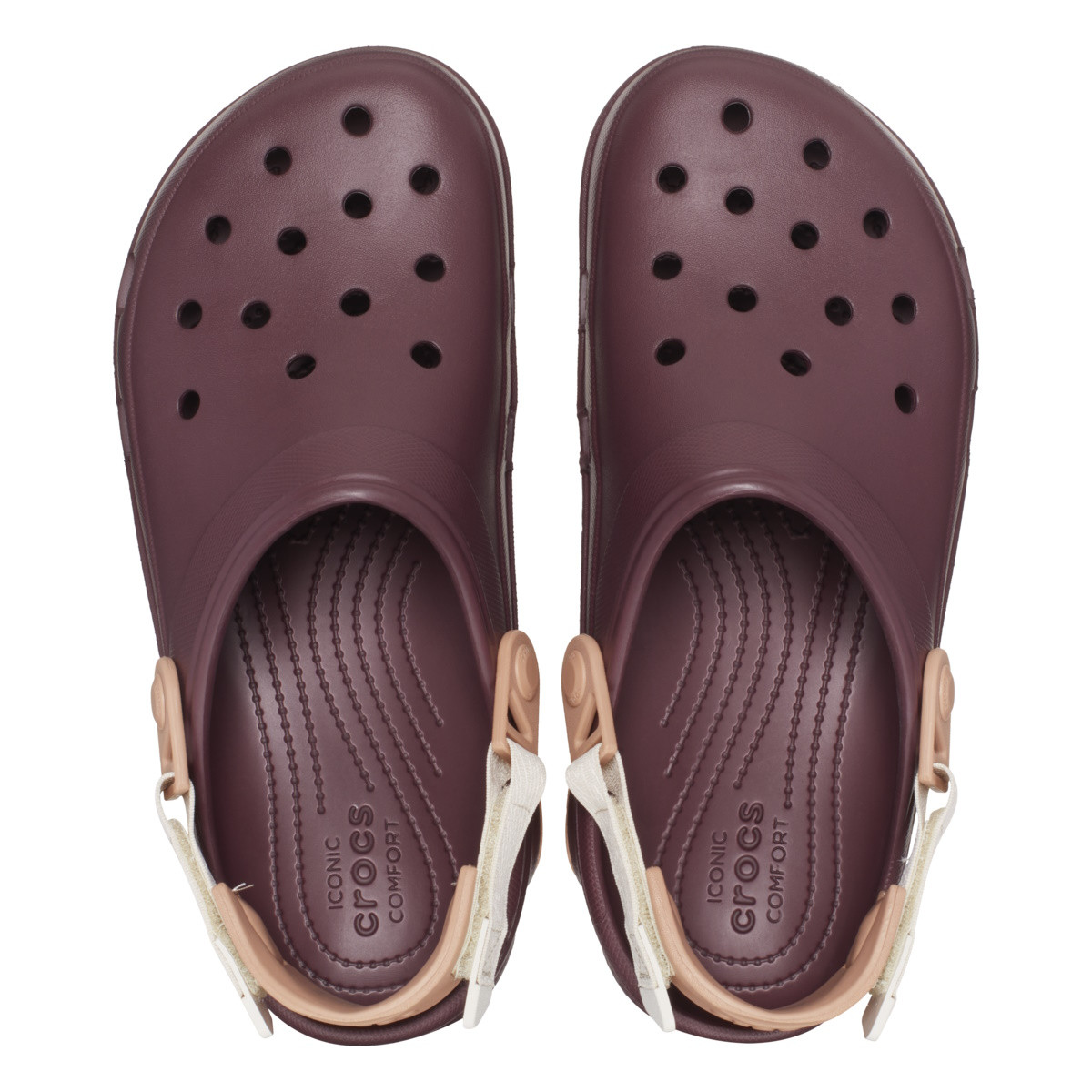 Saboti Crocs Classic All-Terrain Clog Multicolor - Dark Cherry/Multi - 4 | YEO