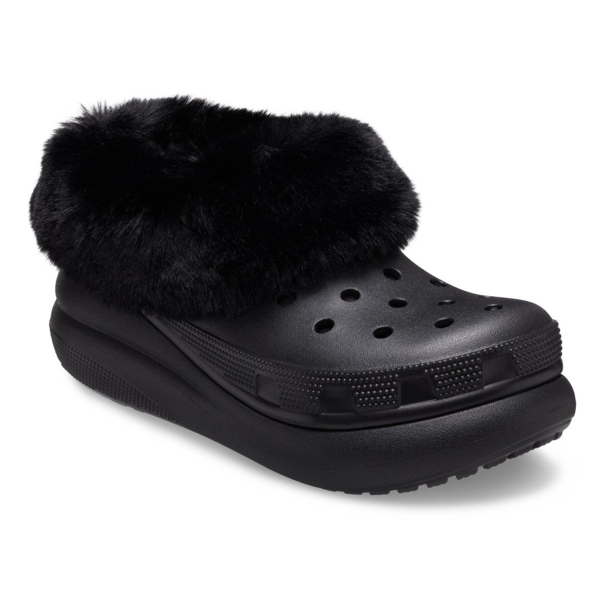 Pantofi Crocs Classic Furever Crush Shoe Negru - Black - 2 | YEO