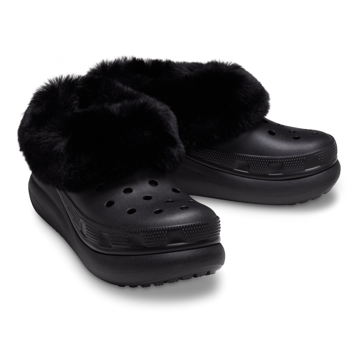 Pantofi Crocs Classic Furever Crush Shoe Negru - Black - 3 | YEO