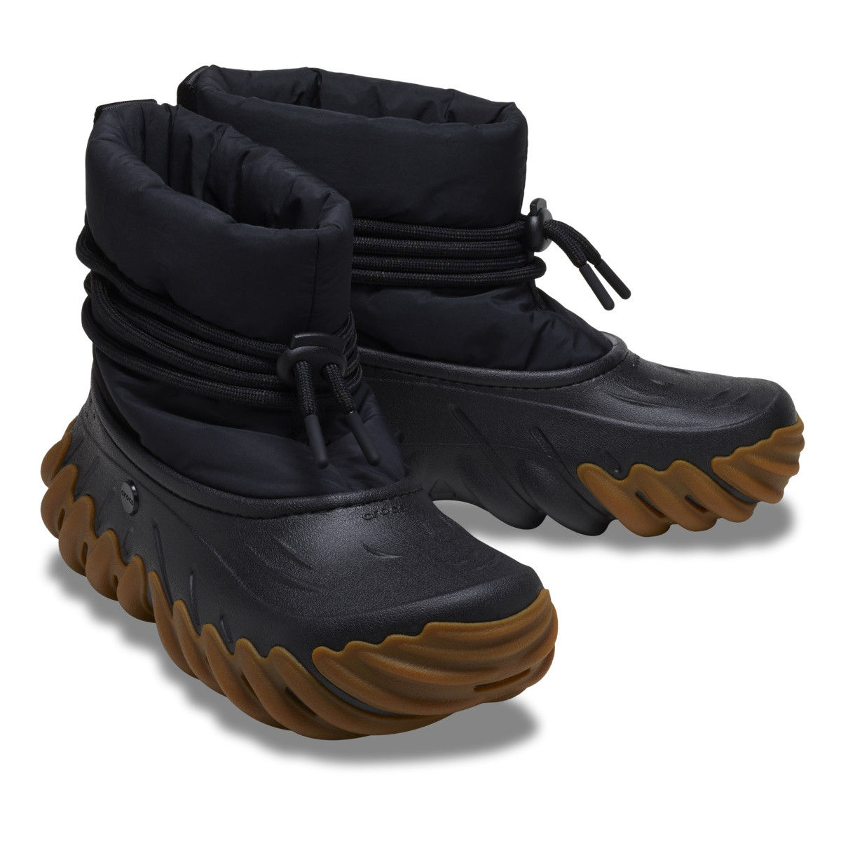 Cizme Crocs Echo Boot Negru - Black/Gum - 3 | YEO
