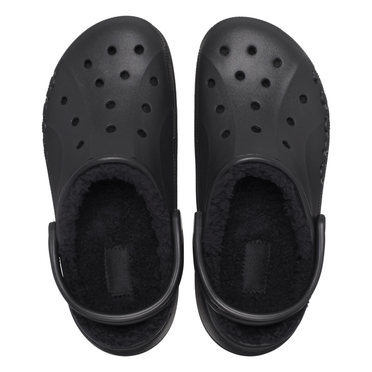 Saboti Crocs Baya Platform Lined Clog Negru - Black - 4 | YEO