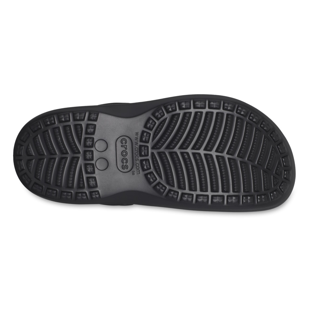 Saboti Crocs Baya Platform Lined Clog Negru - Black