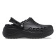 Saboti Crocs Baya Platform Lined Clog Culoare Negru - Black