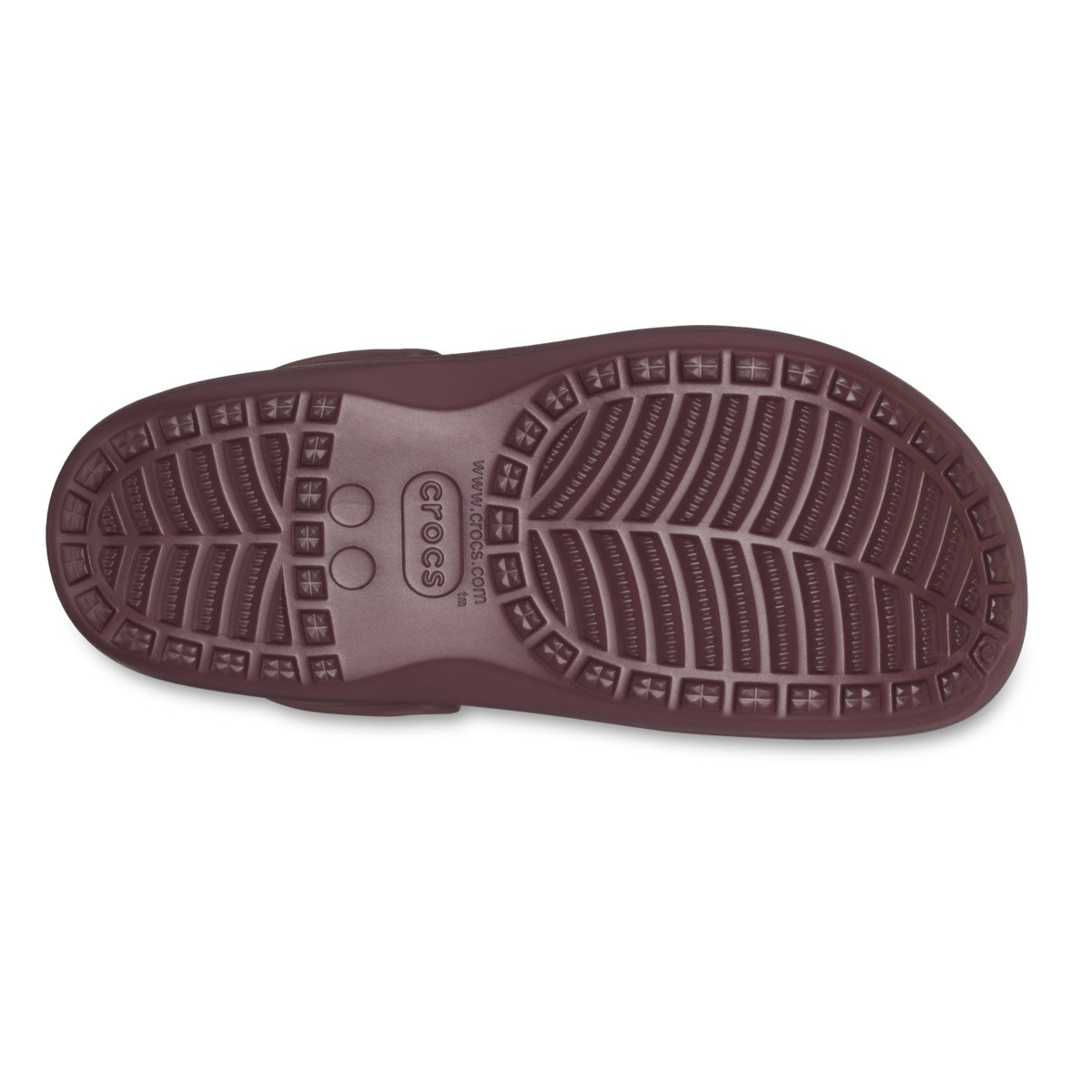 Saboti Crocs Baya Platform Lined Clog Bordo - Burgundy
