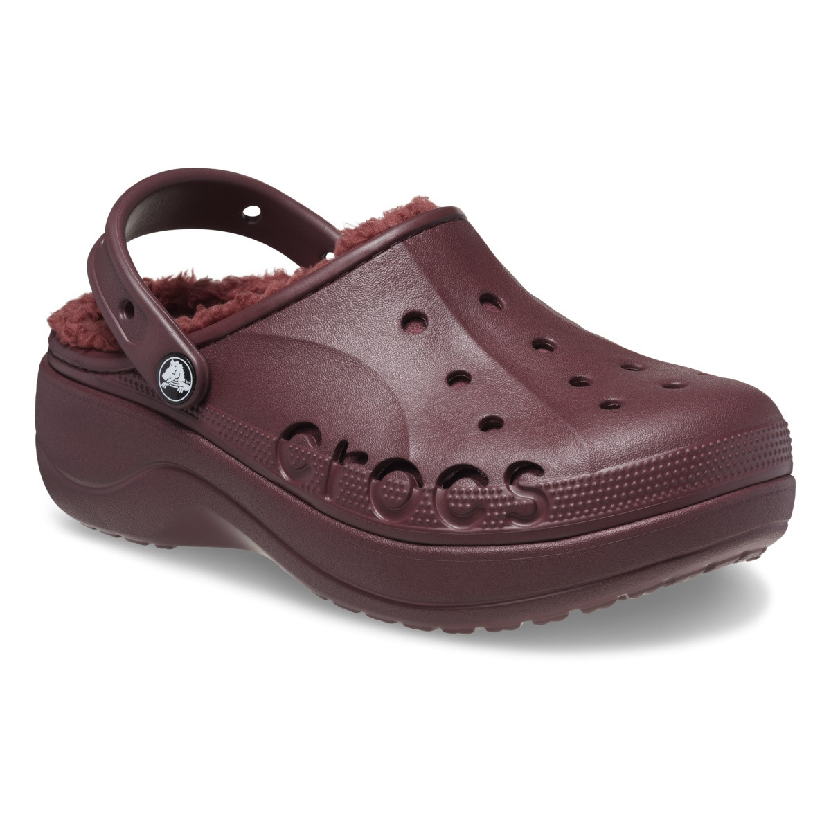 Saboti Crocs Baya Platform Lined Clog Bordo - Burgundy - 2 | YEO