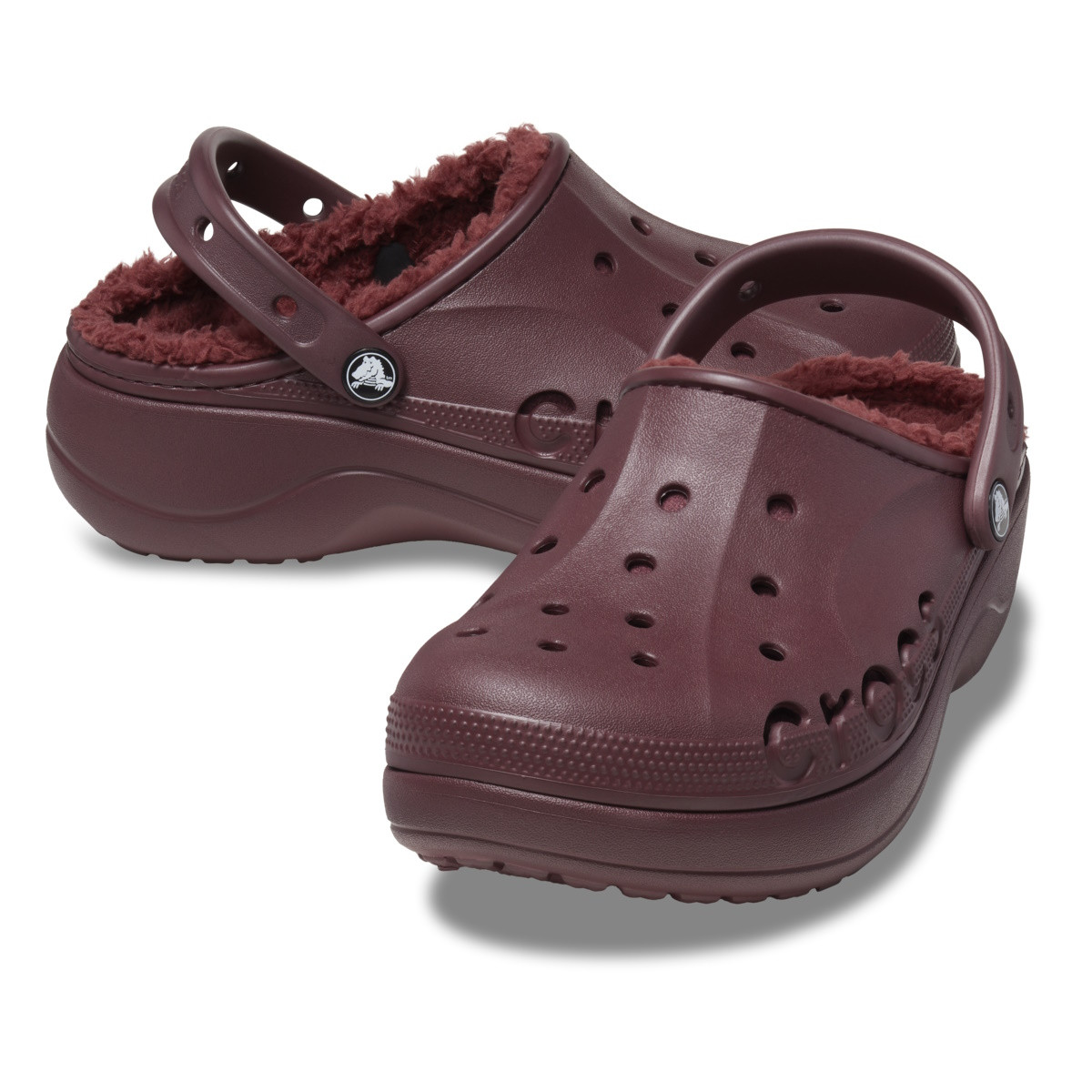 Saboti Crocs Baya Platform Lined Clog Bordo - Burgundy - 3 | YEO