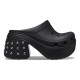 Saboți Crocs Classic Siren Studded Clog Culoare Negru - Black