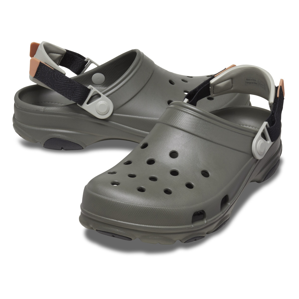Saboti Crocs Classic All-Terrain Clog Verde - Dusty Olive/Multi - 3 | YEO