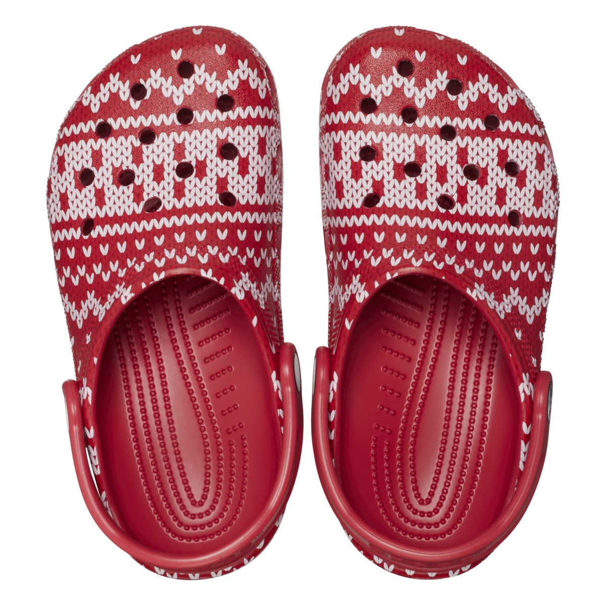 Saboti Crocs Toddler Classic Holiday Sweater Clog Multicolor - Multi - 4 | YEO