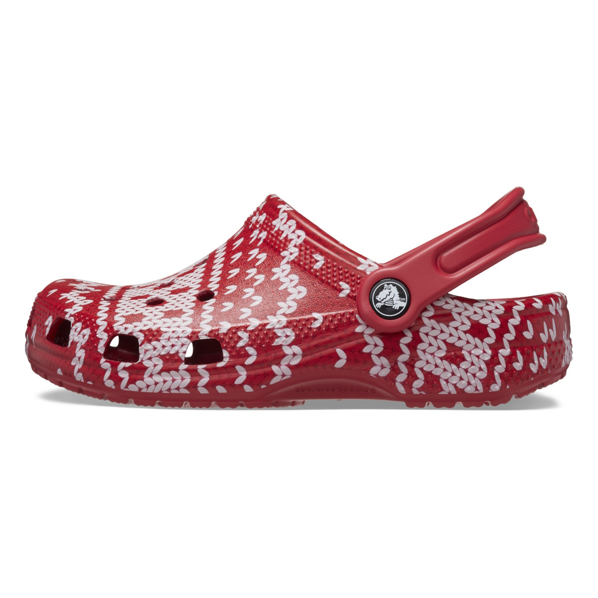 Saboti Crocs Toddler Classic Holiday Sweater Clog Multicolor - Multi - 2 | YEO