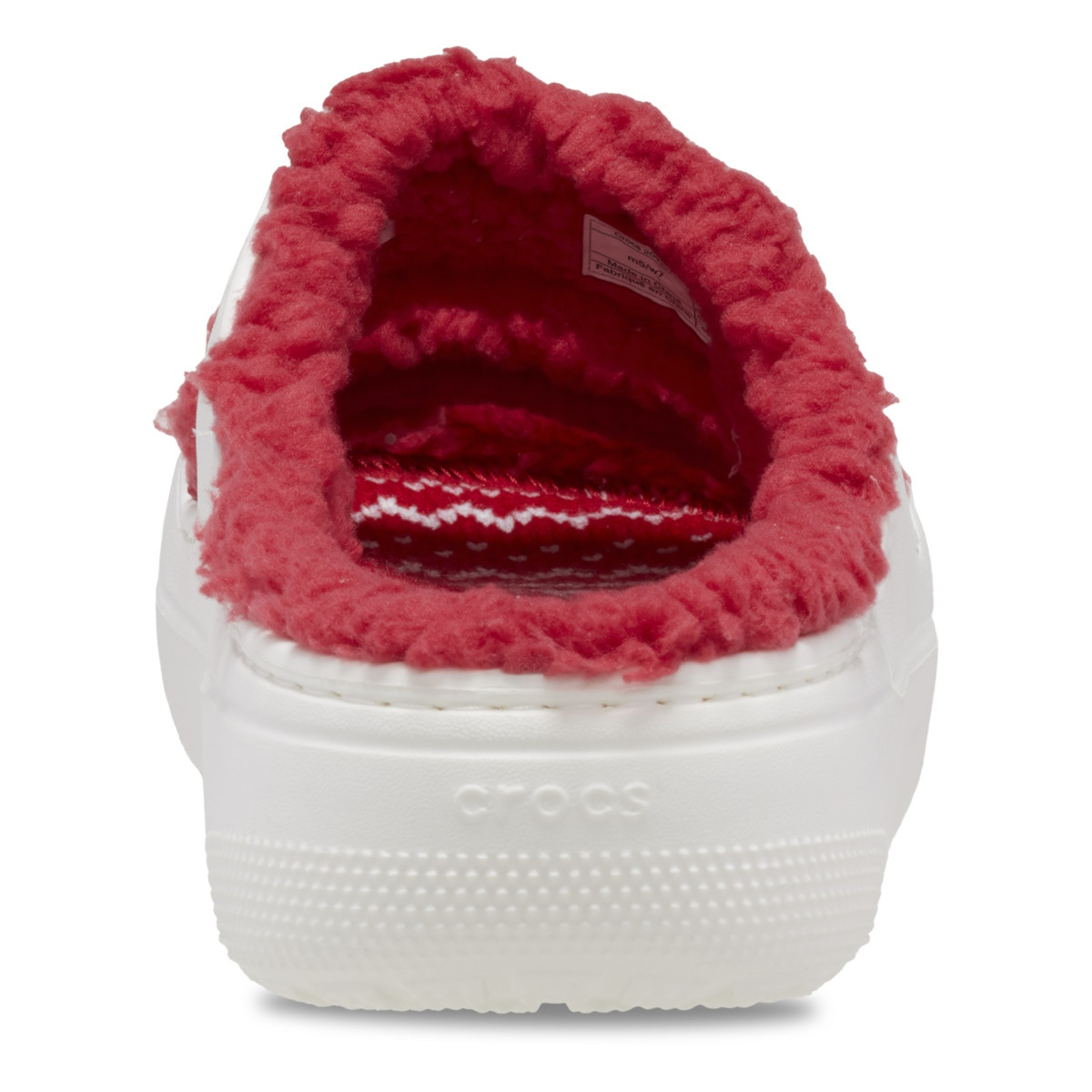Crocs Classic Cozzzy Holiday Sweater Sandal Multicolor - Multi - 5 | YEO