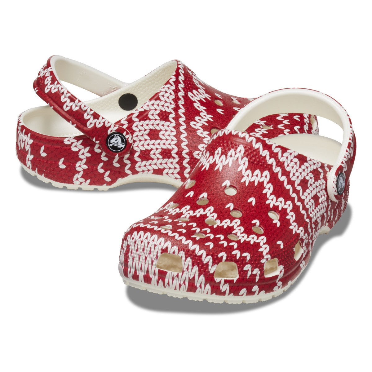 Saboti Crocs Classic Holiday Sweater Clog Multicolor - Multi - 3 | YEO