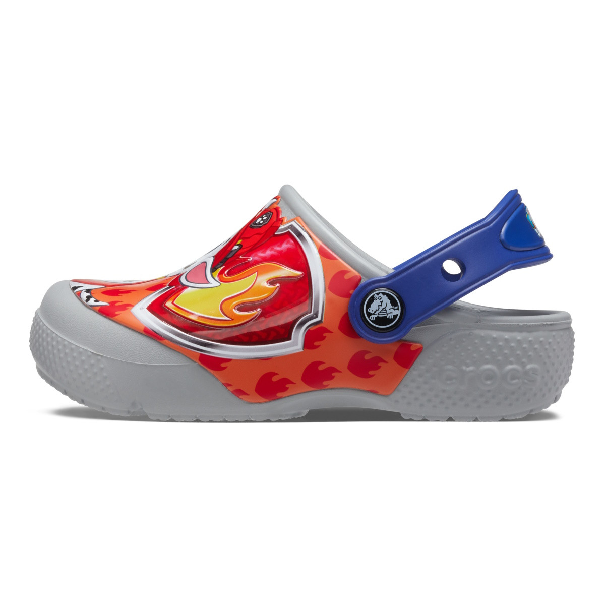 Saboti Crocs Toddler Fun Lab Paw Patrol Patch Clog Gri - Light Grey - 1 | YEO