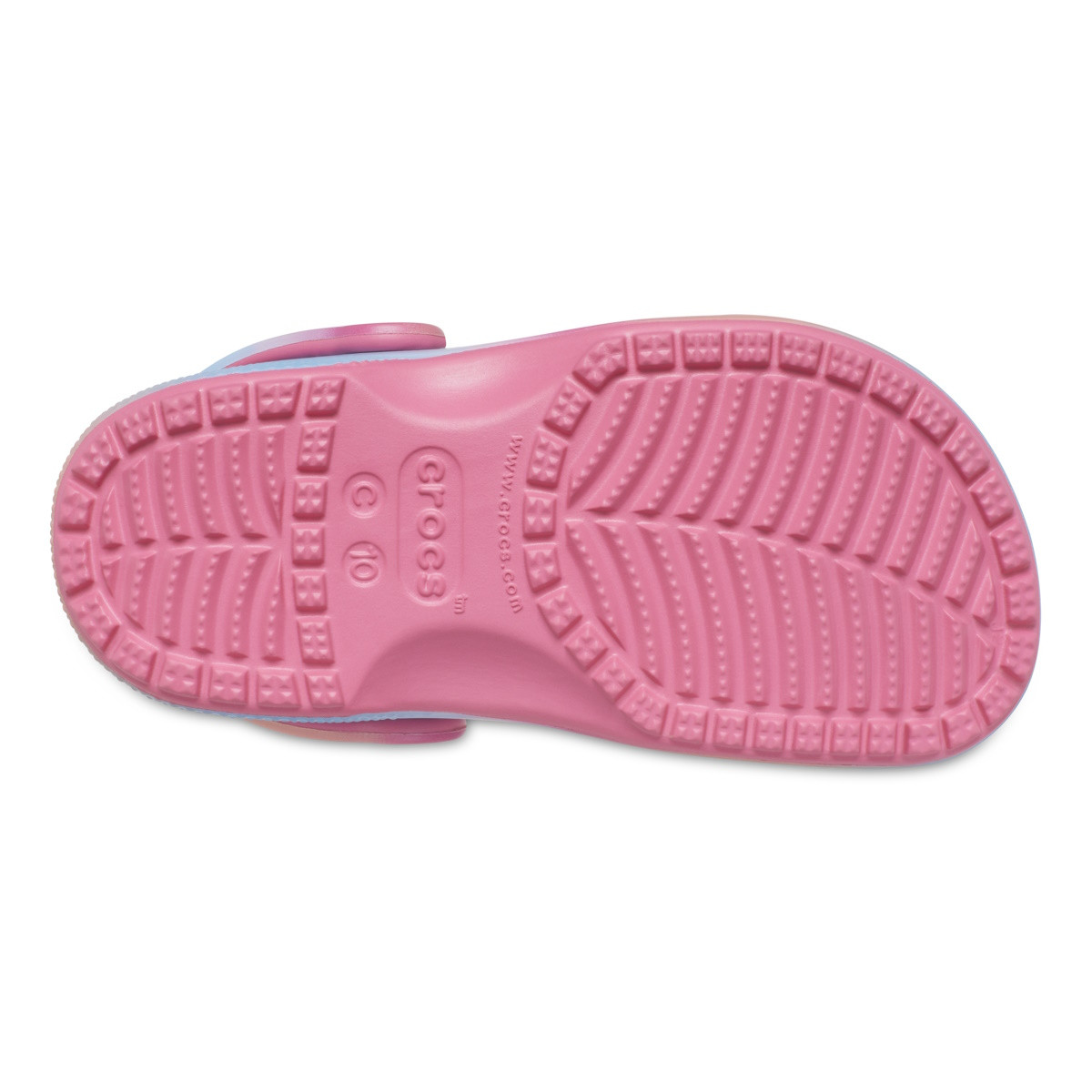 Saboti Toddler Classic Color Dip Clog Multicolor - Hyper Pink/Multi